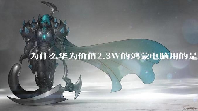 为什么华为价值2.3W的鸿蒙电脑用的是美国西数的SN740固态硬盘？